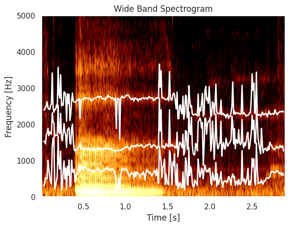 Wideband formants (raw)